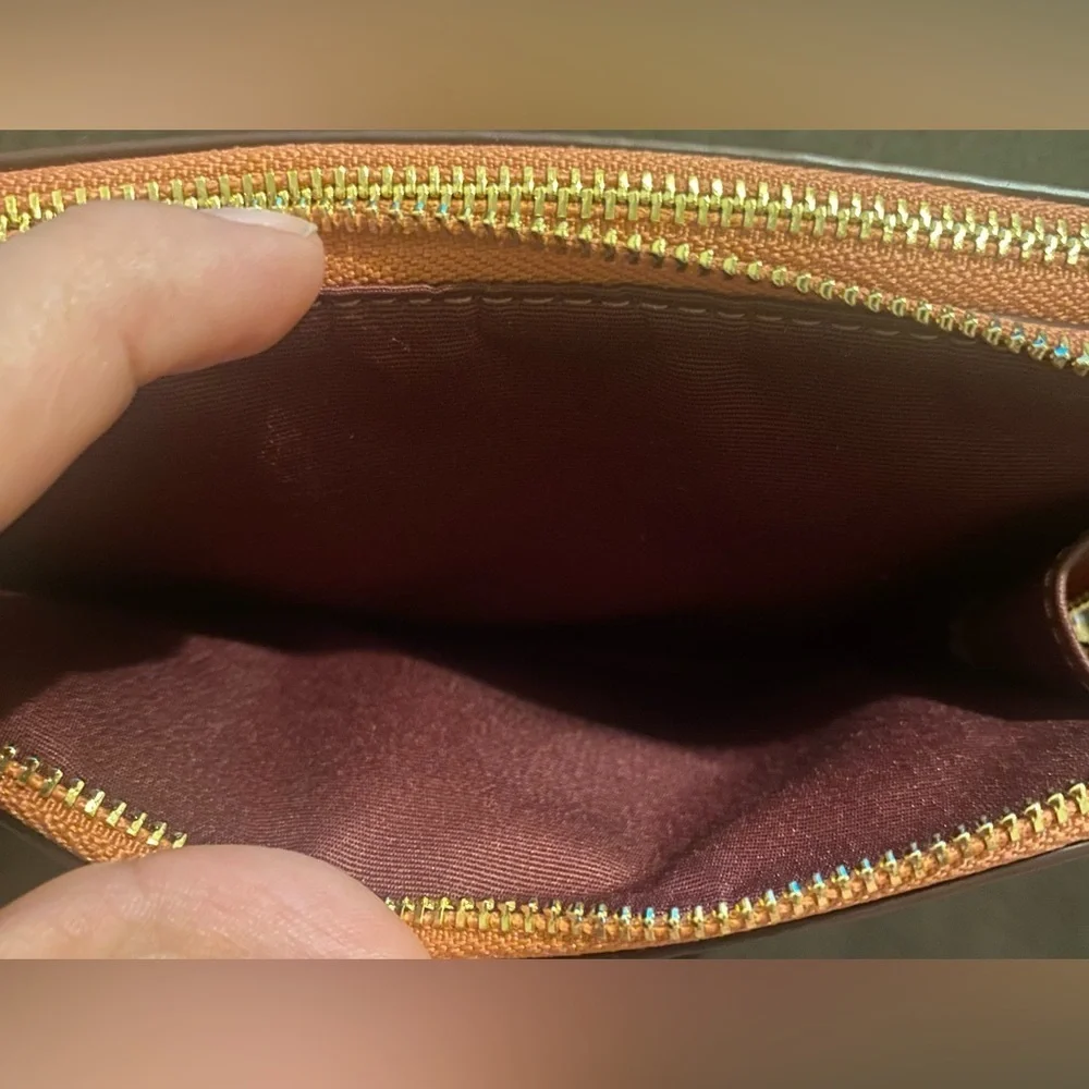 Coach coral Pink Wristlet
